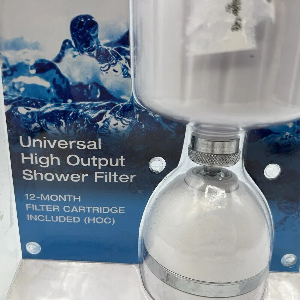 Sprite High Output Filter Massage Shower Head Chlorine White HO2-SH3 NEW
